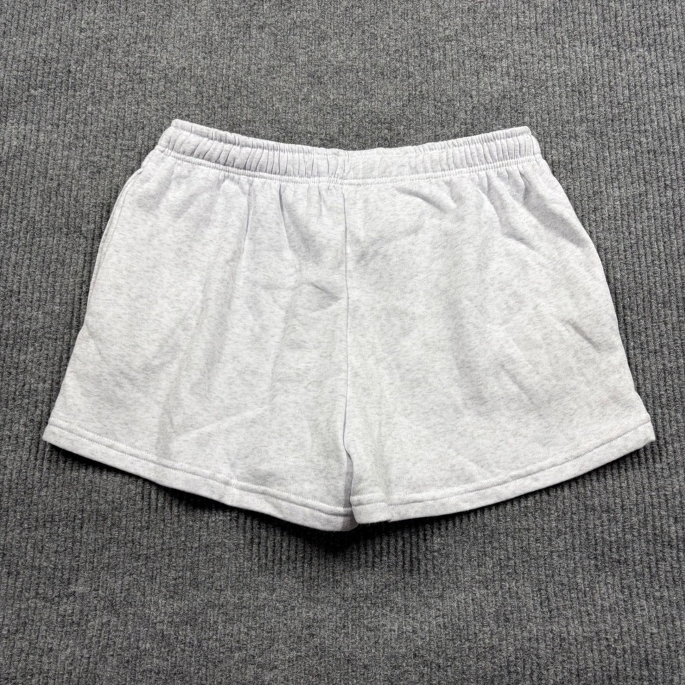 Since Forever Shorts Womens L Heather Gray Sweat SHK4559PK